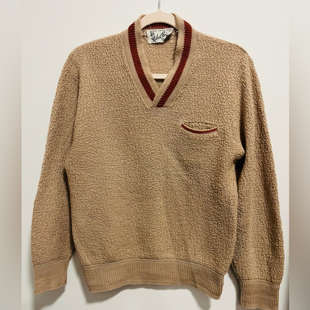 Vintage Robert Burns Wool Sweater